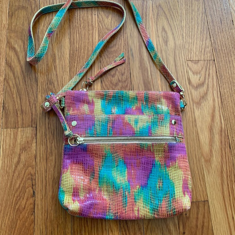 Marmi Rainbow Leather Crossbody Bag